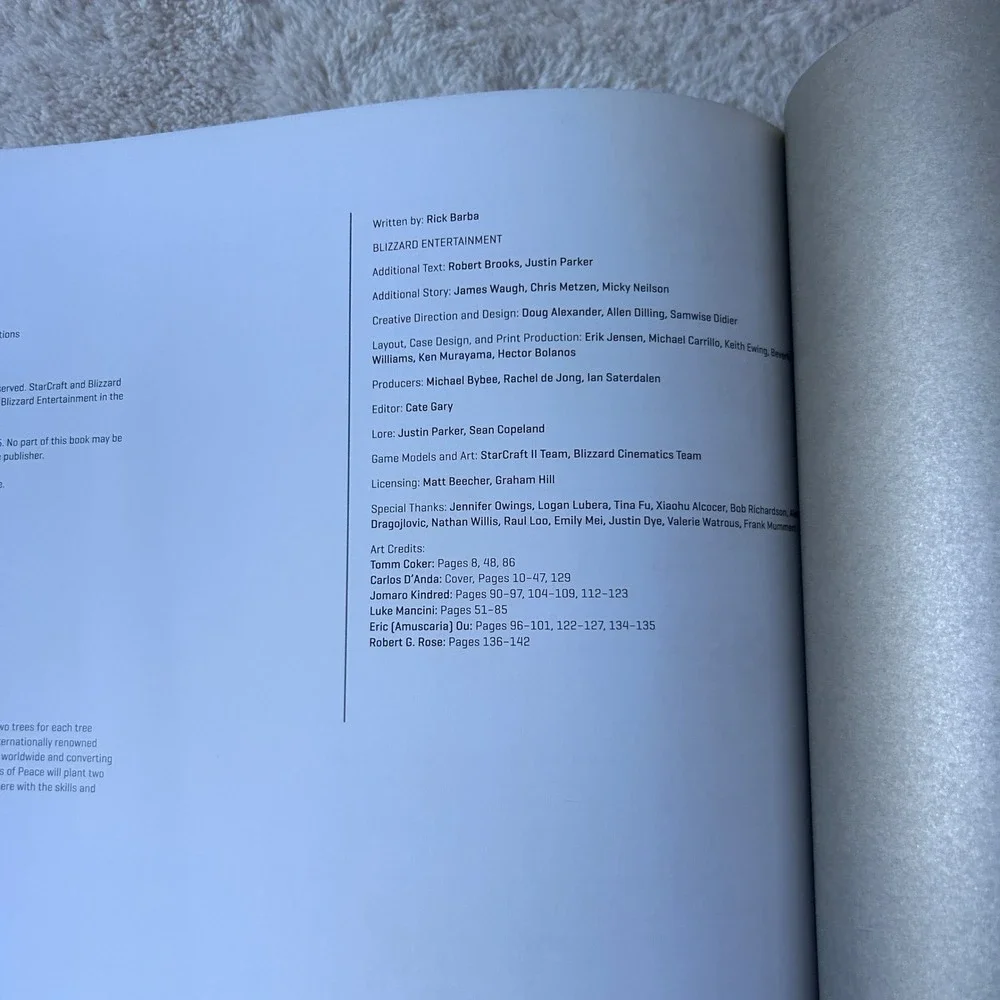 StarCraft II Field Manual Infantry Edition Vol 1 Hardcover 2015 by Rick Barba